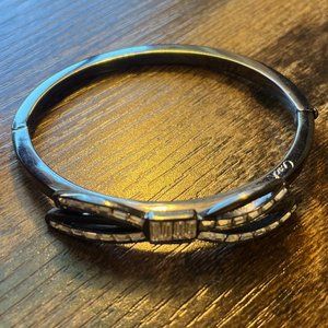 Coach Crystal Bow Bangle Bracelet
